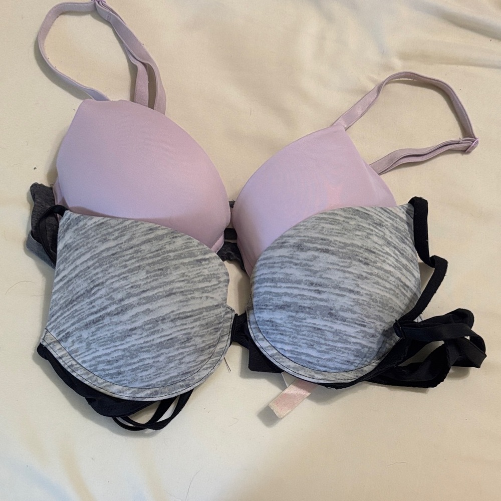 Stylish Women's Intimates Set - Pink and Gray, 2 pack